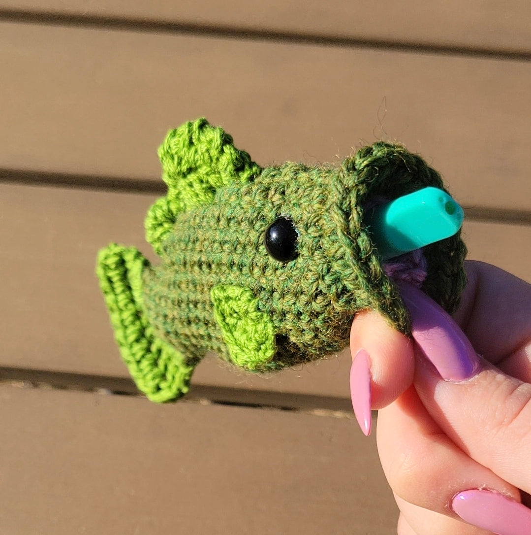 Puff Puff Bass Penjamin Pocket - Pens, Green, Wool