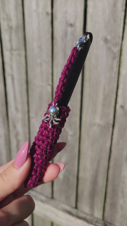 Hot Knife Sleeve & Tether, Purple Octopus
